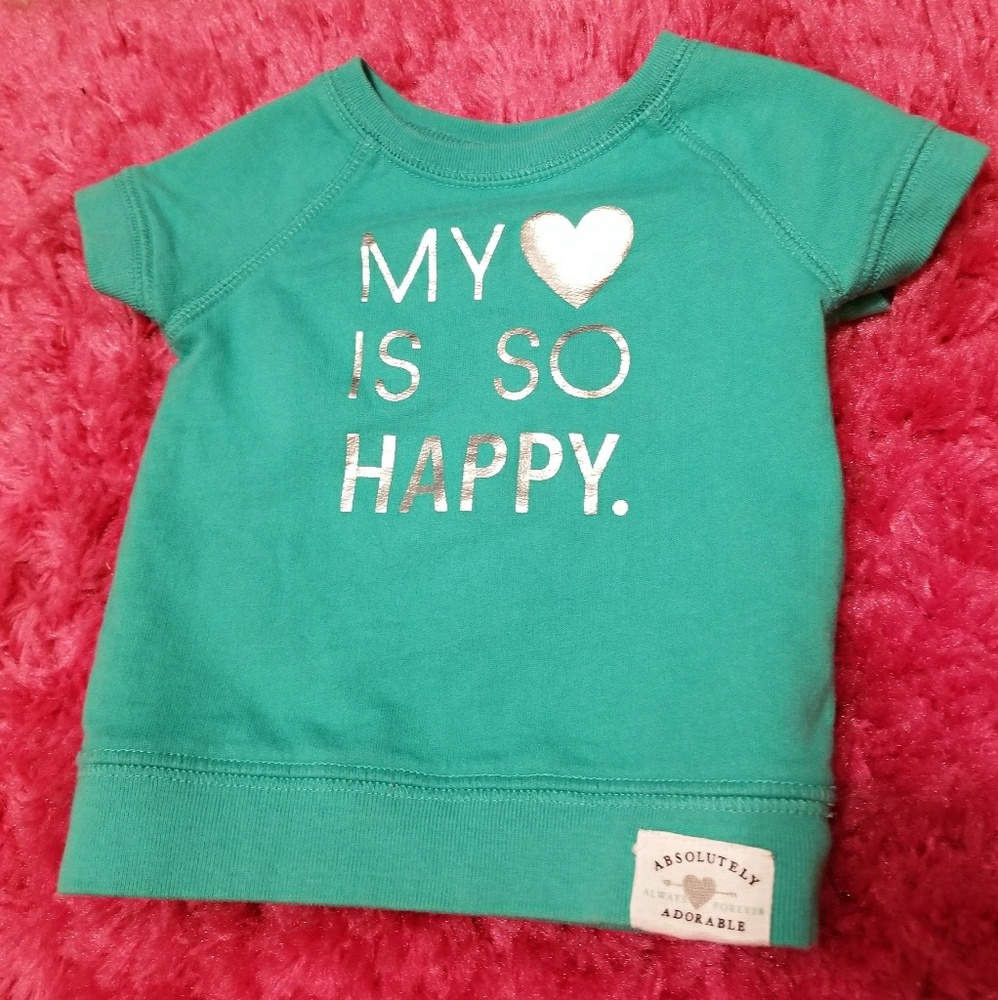 9M "My ❤ Is So Happy" Shirt